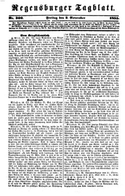 Regensburger Tagblatt Freitag 2. November 1855