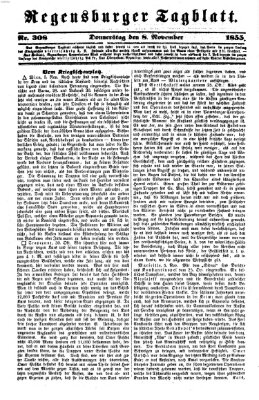 Regensburger Tagblatt Donnerstag 8. November 1855