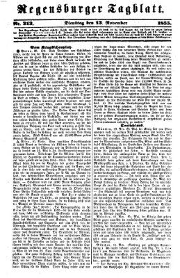 Regensburger Tagblatt Dienstag 13. November 1855