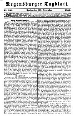 Regensburger Tagblatt Freitag 30. November 1855