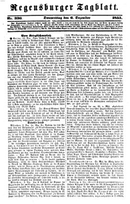 Regensburger Tagblatt Donnerstag 6. Dezember 1855