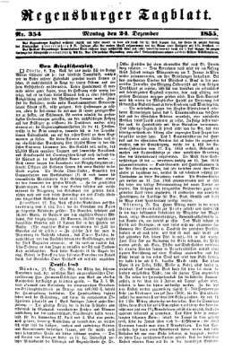 Regensburger Tagblatt Montag 24. Dezember 1855