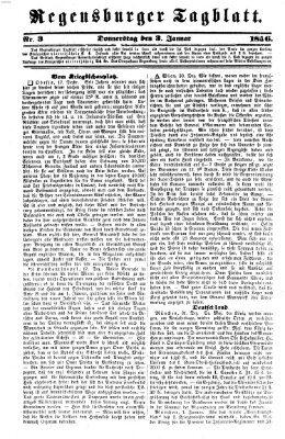 Regensburger Tagblatt Donnerstag 3. Januar 1856