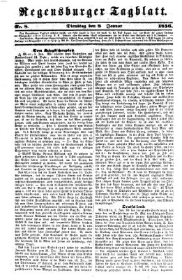 Regensburger Tagblatt Dienstag 8. Januar 1856