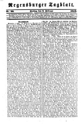 Regensburger Tagblatt Freitag 8. Februar 1856