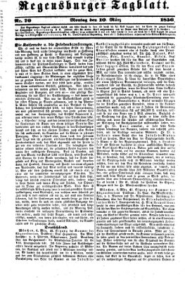 Regensburger Tagblatt Montag 10. März 1856