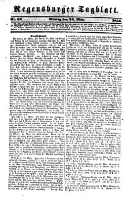 Regensburger Tagblatt Montag 24. März 1856