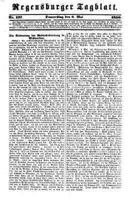 Regensburger Tagblatt Donnerstag 8. Mai 1856