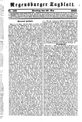 Regensburger Tagblatt Samstag 10. Mai 1856