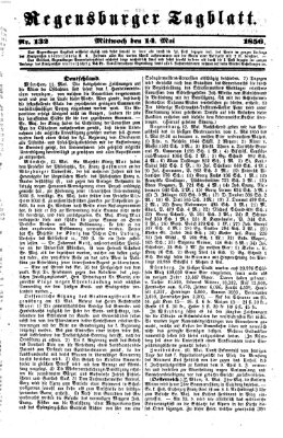 Regensburger Tagblatt Mittwoch 14. Mai 1856