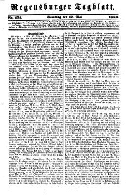 Regensburger Tagblatt Samstag 17. Mai 1856