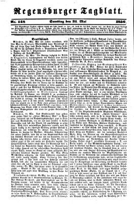 Regensburger Tagblatt Samstag 31. Mai 1856