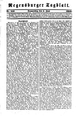 Regensburger Tagblatt Donnerstag 5. Juni 1856