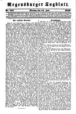 Regensburger Tagblatt Montag 14. Juli 1856