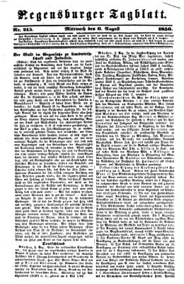 Regensburger Tagblatt Mittwoch 6. August 1856