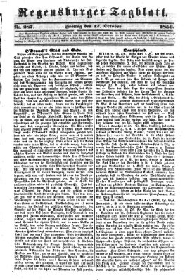 Regensburger Tagblatt Freitag 17. Oktober 1856