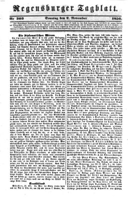 Regensburger Tagblatt Sonntag 2. November 1856