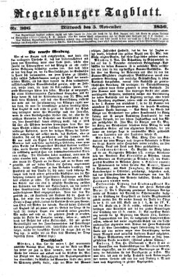 Regensburger Tagblatt Mittwoch 5. November 1856