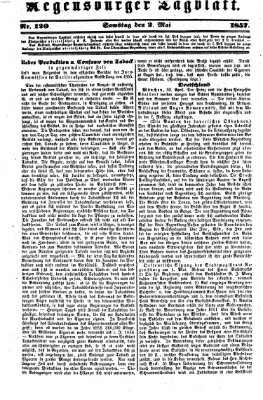 Regensburger Tagblatt Samstag 2. Mai 1857