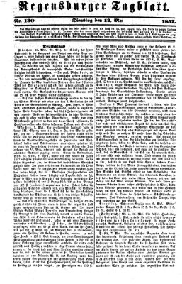 Regensburger Tagblatt Dienstag 12. Mai 1857