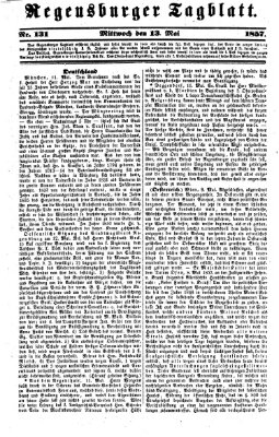 Regensburger Tagblatt Mittwoch 13. Mai 1857