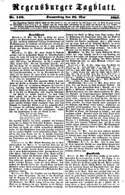 Regensburger Tagblatt Donnerstag 28. Mai 1857