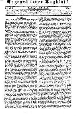 Regensburger Tagblatt Freitag 12. Juni 1857