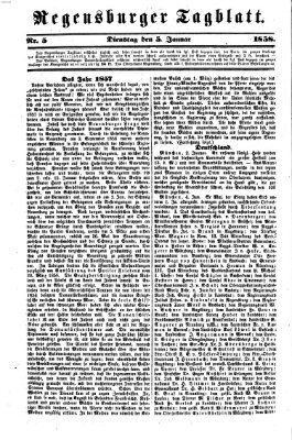 Regensburger Tagblatt Dienstag 5. Januar 1858