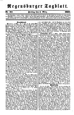 Regensburger Tagblatt Freitag 5. März 1858