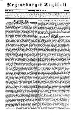 Regensburger Tagblatt Montag 3. Mai 1858