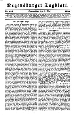 Regensburger Tagblatt Donnerstag 6. Mai 1858