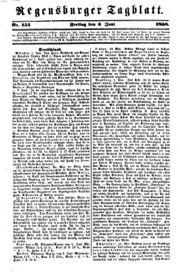 Regensburger Tagblatt Freitag 4. Juni 1858