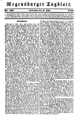 Regensburger Tagblatt Mittwoch 9. Juni 1858