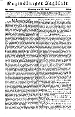 Regensburger Tagblatt Sonntag 13. Juni 1858