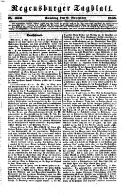 Regensburger Tagblatt Samstag 6. November 1858