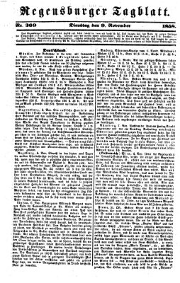 Regensburger Tagblatt Dienstag 9. November 1858