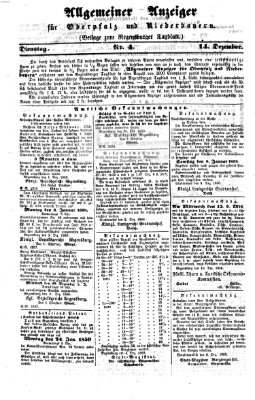 Regensburger Tagblatt Dienstag 14. Dezember 1858