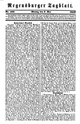 Regensburger Tagblatt Montag 2. Mai 1859