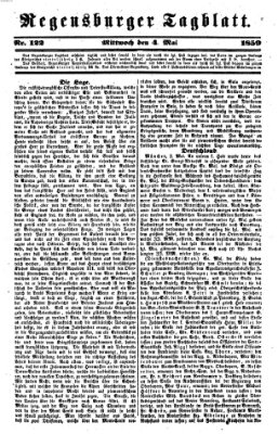 Regensburger Tagblatt Mittwoch 4. Mai 1859