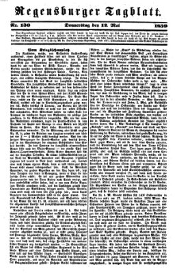 Regensburger Tagblatt Donnerstag 12. Mai 1859