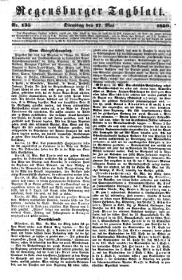 Regensburger Tagblatt Dienstag 17. Mai 1859