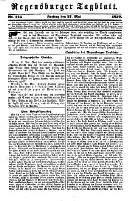 Regensburger Tagblatt Freitag 27. Mai 1859