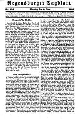 Regensburger Tagblatt Sonntag 5. Juni 1859