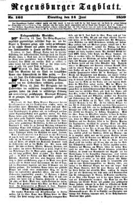 Regensburger Tagblatt Dienstag 14. Juni 1859