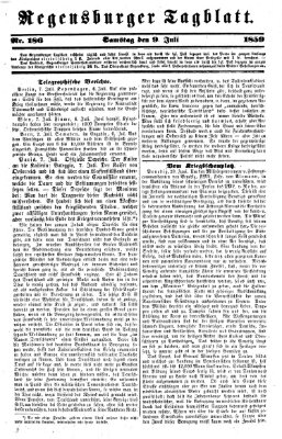 Regensburger Tagblatt Samstag 9. Juli 1859