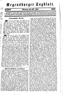 Regensburger Tagblatt Sonntag 24. Juli 1859