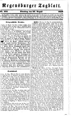 Regensburger Tagblatt Dienstag 23. August 1859