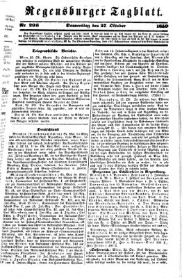 Regensburger Tagblatt Donnerstag 27. Oktober 1859