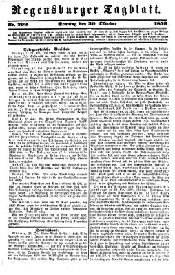 Regensburger Tagblatt Sonntag 30. Oktober 1859