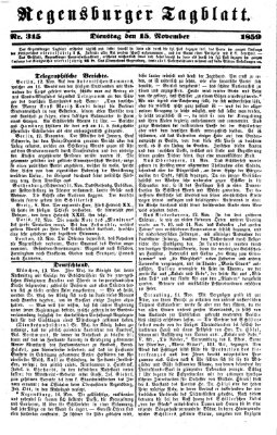 Regensburger Tagblatt Dienstag 15. November 1859